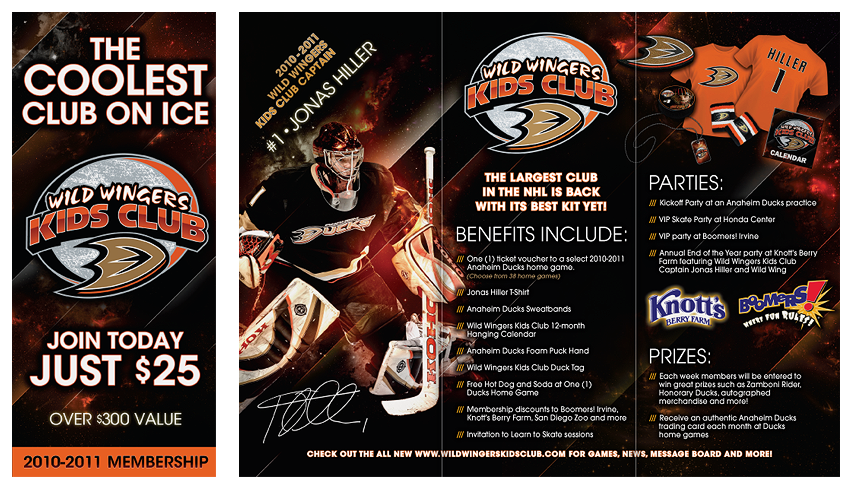 Wild Wingers Kids Club Brochure